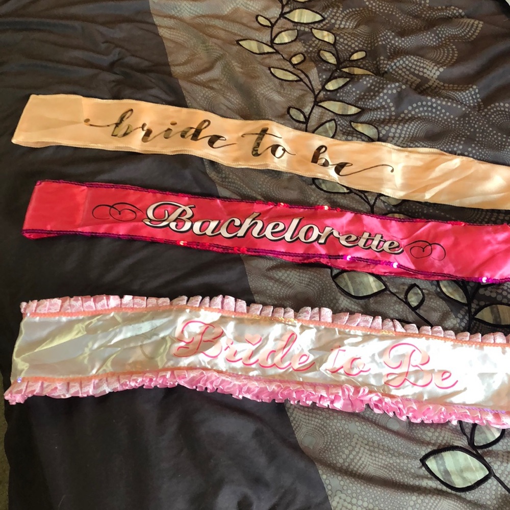 Gorgeous sashes for brides